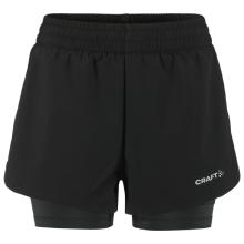 Craft - Women's Adv Essence 2-in-1 Shorts 2 - Laufshorts Gr S schwarz