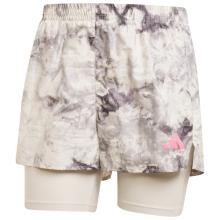 adidas - Women's Own The Run Spray Dye 2in1 Short - Laufshorts Gr XS grau