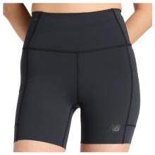 New Balance - Women's Sleek Storage Race Short 6'' - Laufshorts Gr L schwarz
