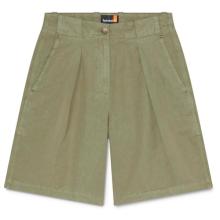 Timberland - Women's Cotton Linen Bermuda - Shorts Gr 25 oliv