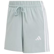 adidas - Women's Essentials 3-Stripes Cotton Shorts - Shorts Gr XS grau