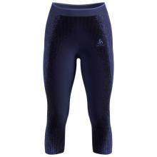 Odlo - Women's BL Bottom 3/4 Performance Warm Blackcomb - Kunstfaserunterwäsche Gr XS blau