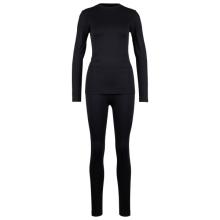 Heber Peak - Women's EvergreenHe. Seamless Underwear Set - Kunstfaserunterwäsche Gr S/M schwarz