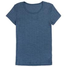 Joha - Women's Blouse Short Sleeves - Merinounterwäsche Gr S blau