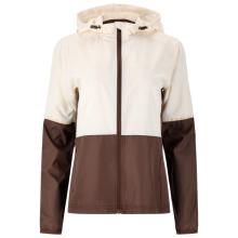 ENDURANCE - Women's Kinthar Jacket with Hood - Laufjacke Gr 34 braun/weiß