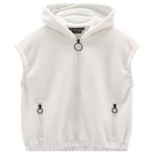 CMP - Women's S/S Jacket Fix Hood - Fleeceweste Gr XS grau/weiß