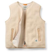 Passenger - Women's Tawny Collarless Deep-Pile Sherpa Gilet - Fleeceweste Gr L beige