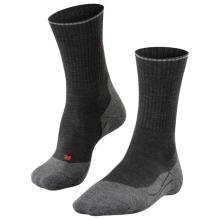 Falke - TK2 Wool Silk - Wandersocken Gr 39-41 schwarz/grau
