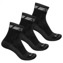 GripGrab - Merino Regular Cut 3-Pack - Radsocken Gr 44-47 - L schwarz