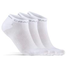 Craft - Core Dry Shafless Sock 3-Pack - Radsocken Gr 40-42 weiß/grau