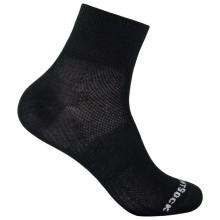 Wrightsock - Coolmesh II Quarter - Wandersocken Gr 45,5-49 schwarz