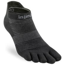 Injinji - Run Lightweight No-Show - Laufsocken Gr 44,5-47 schwarz