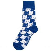 DEDICATED - Socks Sigtuna Pepita Cats - Multifunktionssocken Gr 36-40 blau