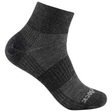 Wrightsock - Coolmesh II Merino Quarter - Multifunktionssocken Gr 34-37 schwarz