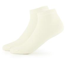 Alpacasocks&Co - Merino Lifestyle Ankle 2-Pack - Merinosocken Gr 36-39 weiß