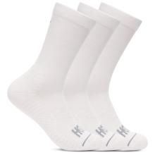 HOKA - Crew Run Sock 3-Pack - Laufsocken Gr S weiß