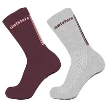 Zimtstern - Starsockz 2-Pack - Multifunktionssocken Gr 36-39 grau