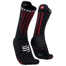 Compressport - Aero Socks - Radsocken Gr T4 - EU: 45-48 schwarz