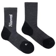 NNormal - Merino Sock 2 - Laufsocken Gr 36,5-39 grau/schwarz