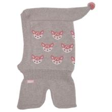 maximo - Mini Girl-Schlupfmütze Reh - Mütze Gr 51-53 cm grau