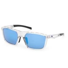 adidas eyewear - SP0111 Mirror Cat: 3 - Sonnenbrille blau/weiß