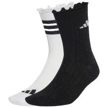 adidas - Glow Socks 2-Pack - Multifunktionssocken Gr 31-33 schwarz