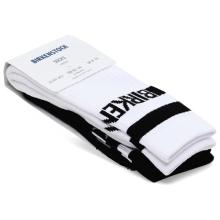 Birkenstock - Cotton Crew Stripe 2-Pack - Multifunktionssocken Gr 36-38 weiß