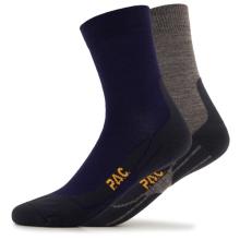 P.A.C. - Merino Wandersocken - 2 Paar - Wandersocken Gr 39-42 blau