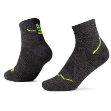 Buff - Dryflx Quarter Sock - Laufsocken Gr 36-38 schwarz/grau