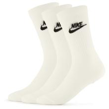 Nike - Sportswear Everyday Essential Crew Socks 3-Pack - Multifunktionssocken Gr 46-50 - EU: 46-50 grau/weiß