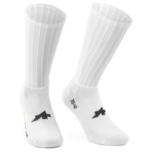 ASSOS - RSR Bolide Socks S11 - Radsocken Gr 35-38 weiß/grau