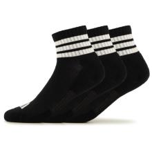 adidas - 3-Stripes Essential Concept Mid 3-Pack - Multifunktionssocken Gr 43-45 schwarz