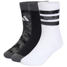 adidas - Kid's YB Camo 3-Pack - Multifunktionssocken Gr 37-39 weiß
