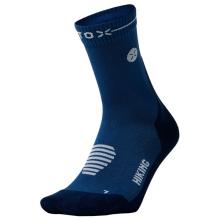 STOX Energy Socks - Hiking Dryarn Ankle Socks - Wandersocken Gr 40-43 - Calf: 32-38 cm blau