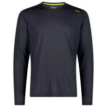 CMP - Jacquard L/S T-Shirt - Funktionsshirt Gr 46 blau