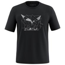Salewa - Eagle Geometric T-Shirt - Funktionsshirt Gr 46 schwarz