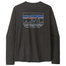 Patagonia - L/S Cap Cool Daily Shirt '73 Skyline - Funktionsshirt Gr XS schwarz/grau