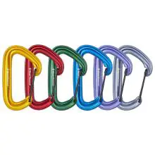 Black Diamond - Litewire Rackpack - Schnappkarabiner Gr One Size schwarz