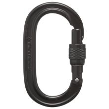 Black Diamond - Oval Keylock Screwgate Carabiner - Schraubkarabiner grau
