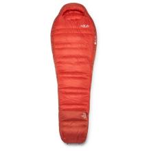 Rab - Alpine -12C / 10F - Daunenschlafsack Gr Regular - Body Size: 185 cm dark horizon /rot