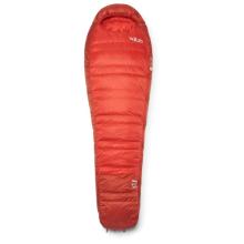 Rab - Alpine 0C / 32F - Daunenschlafsack Gr Regular - Body Size: 185 cm dark horizon /rot