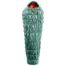 Deuter - Exosphere +4° - Kunstfaserschlafsack Gr 205 x 68-85 x 43-54 cm - Regular sage / paprika