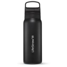 LifeStraw - Go Stainless Steel - Trinkflasche Gr 1 l schwarz/grau