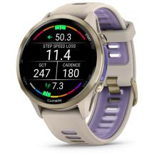 Garmin - Forerunner 970 - Multifunktionsuhr grau/ softgold titan