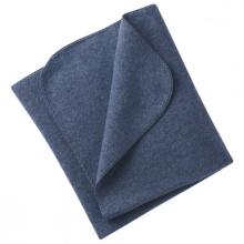 Engel - Baby-Decke mit Muschelkante - Decke Gr 80 x 100 cm blau