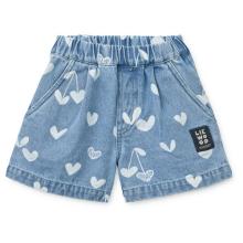 LIEWOOD - Kid's Borrisa Printed Denim Shorts - Shorts Gr 110 blau