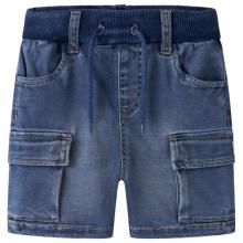 Name it - Kid's NMMBen Baggy Denim L Shorts 8610-TO - Shorts Gr 80 blau