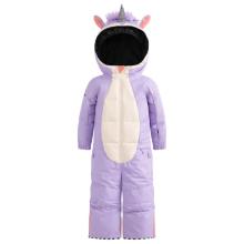 WeeDo - Kid's Unido Lila Einhorn Schneeanzug - Overall Gr XS lila