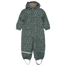 Mikk-Line - Kid's Snow Suit AOP - Overall Gr 122 grau/oliv