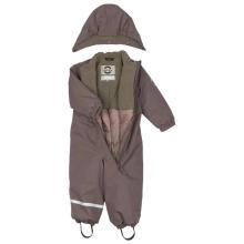 Mikk-Line - Kid's Snow Suit Solid - Overall Gr 128 braun/grau
